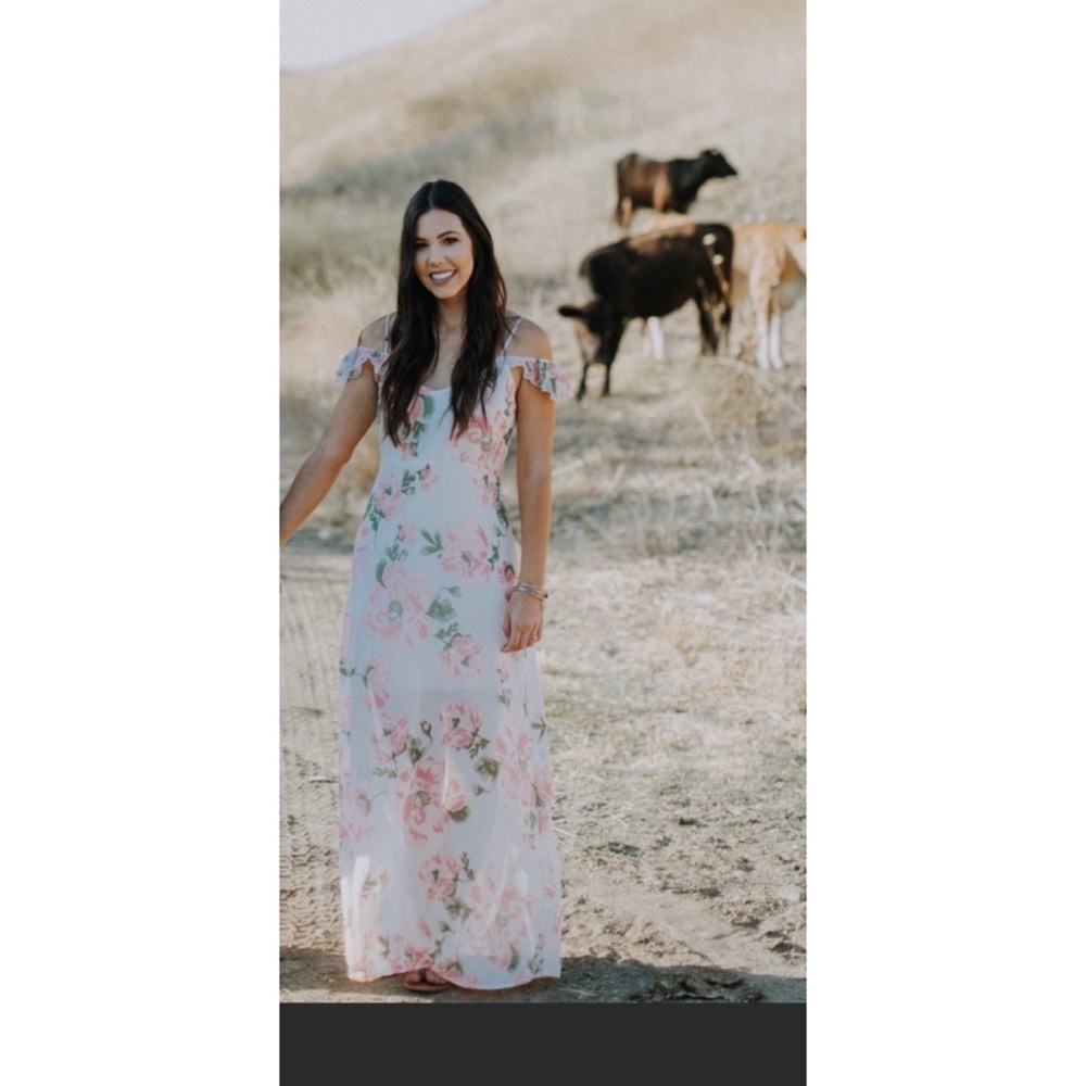 Floral & Ivory Dress (Large)